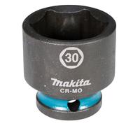 Makita E-16221 Impact Black Impact Socket 1/2" SW30 Short, Chrome-Molybdenum, 38 mm Long, Pack of 1