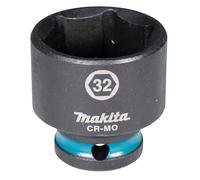 Makita E-16237 Impact Socket 1/2 Inch SW32 Short Impact Black