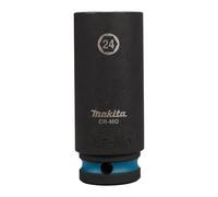 Makita E-16520 Impact Socket 1/2 Inch SW24 Long Impact Black