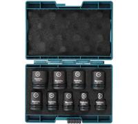 Makita E-16564 1/2" Square Drive Black Impact Socket Set 9 Piece