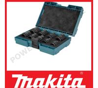 Makita E-16564 9 Piece Impact Black Impact Socket Set with Hard Case