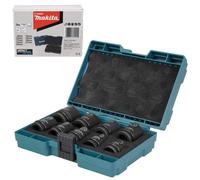 Makita E-16564 1/2" Square Drive Black Impact Socket Set 9 Piece