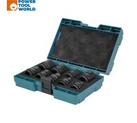 Makita E-16564 Impact Black 1/2" Square Socket Set x9 Pcs
