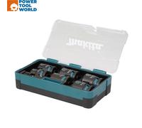 Makita E-16592 1/2" Square Drive Black Impact Socket Set 7 Piece