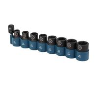Makita E-16639 9 Piece Impact Black Socket Set