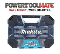 Makita E-22610 MACCESS Drill & Bit Set - 200 Piece
