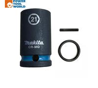 Makita E-23400 21mm 1/2" Scaffold Impact Socket With Pin & Ring