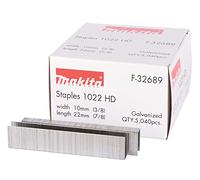 Makita F-32689 10mm x 22mm Smooth Shank Bright Finish Staples 5040pcs For DST221