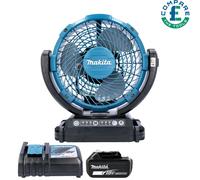Makita Fan DCF102Z 14.4V/18V LXT Cordless/AC With 1 x 5Ah Battery & Charger