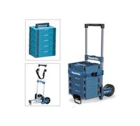 Makita Foldable Makpac Case Trolley Sack Truck + 5 X Type 1 Makpac Cases