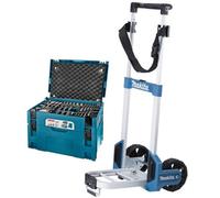 Makita Foldable Makpac Case Trolley Sack Truck + Makpac Cases + Accessories