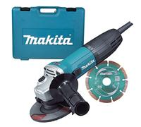 Makita GA4530RKD 115mm Angle Grinder with Diamond Blade 110v