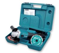 Makita GA4530RKD 115mm Angle Grinder with Diamond Blade 110v