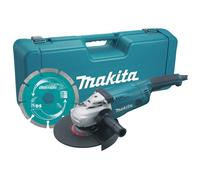Makita GA9020KD/2 GA9020KD 230mm AngleGrinder withCase & DiamondWheel 2000W 240V