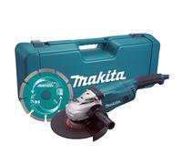 Makita - GA9020KD/2 - 230mm 9" Angle Grinder Case & Blade 240v