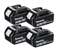 Makita Genuine BL1830 18V Li-ion LXT 3.0Ah Battery Pack of 4