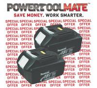 Makita Genuine BL1830 TWIN PACK 18V 3.0ah Lithium-ion LXT Battery UK