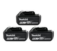 Makita Genuine BL1850 18V 5.0Ah Li-Ion LXT Battery Pack of 3