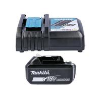 Makita Genuine DC18RC 7.2 - 18V Li-Ion Fast Charger + 1 x BL1860 6Ah Battery