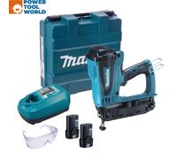 Makita GF600SE 7.2v 2nd Fix Finish Gas Nailer inc 2x Batteries in Carry Case