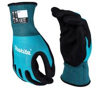 Makita Gloves Fitknit Cut Level 1 Nitrile Coated Dipped Breathable 1 Pair Medium