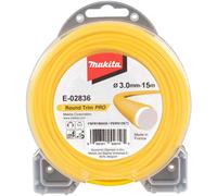 Makita Round Trim Pro Yellow Grass Trimmer Line 3mm 15m