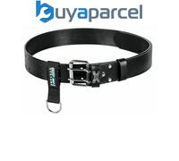 Makita Heavyweight Hard Wearing Leather Tool Belt Black Strap System