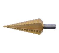Makita Hex Shank Step Drill Straight Flute Tin Coated
