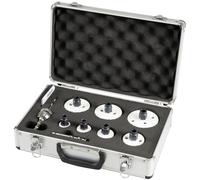 Makita Hole Saw set 9-piece 25-76mm with Adapter in case E-12295