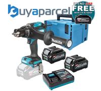 Makita HP003 40V Max XGT Brushless Combi Hammer Drill 180Nm 3 Speed +2 Batteries