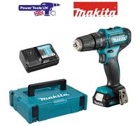 Makita HP333DWA CXT Combi Drill 1x 12v 2Ah Battery, DC10WD Charger + MakPac Case