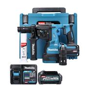 Makita HR004GZ01 40V SDS+Rotary Hammer Drill + 1 x 2.5Ah Battery, Charger & Case