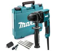 Makita Hr1840 240V Sds Plus 2 Mode Rotary Hammer Drill 470W + Sds Bits + Chuck