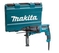 Makita HR2630 SDS Plus 3 Mode Rotary Hammer Drill + SDS Bits Chisel - 240v / 110