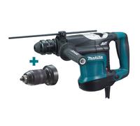 Makita Hr3210Fct/2 Sds Plus Rotary Hammer Drill Qc Chuck 850W 240V