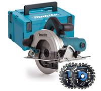 Makita HS6601 240v Corded Electric Circular Saw 165mm 1050w + Makpac + 2 Blades