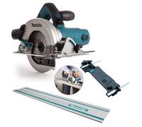 Makita Hs6601 240V Corded Electric Circular Saw 165mm Blade + 1.0M Guide Rail