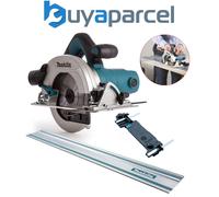 Makita HS6601 240v Corded Electric Circular Saw 165mm Blade + 1.5m Guide Rail