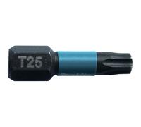 Makita Impact Black Torsion Torx Screwdriver Bits T25 25mm Pack of 2