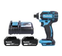Makita Impact Driver Dtd152Z 18V Lxt Cordless 1/4" 165Nm With 2 X 5Ah Batteries & Charger