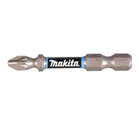 Makita Impact Premier Double Torsion Pozi Screwdriver Bits PZ2 50mm Pack of 2