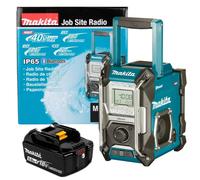Makita Job Site Bluetooth Radio MR002GZ Blue LXT XGT 18V 40v 5.0Ah Battery