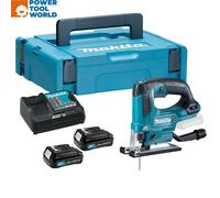 Makita JV103DSAJ 10.8v CXT Slide Brushless Jigsaw Inc 2x 2.0Ah Batts