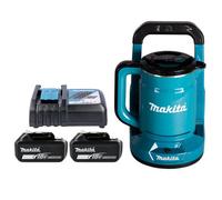 Makita Kettle Dkt360Z 18V/36V Lxt Cordless 0.8L With 2 X 5.0Ah Batteries & Charger