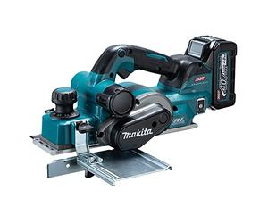 Makita KP001GD201 40V Max Li-ion XGT Brushless 82mm Planer Complete with 2 x 2.5 Ah Batteries and Charger Supplied in a Makpac Case