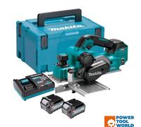 Makita KP001G 40v Max XGT Cordless Brushless Planer 1 x 2.5ah Li-ion Charger Case