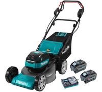 Makita LM001G 40v Max XGT Cordless Brushless Lawnmower 480mm 2 x 5ah Li-ion Charger