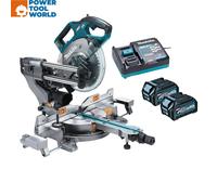 Makita LS002G 40v Max XGT Cordless Brushless Mitre Saw 216mm 2 x 2.5ah Li-ion Charger No Case
