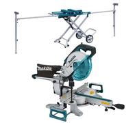 Makita Ls0816F 240V 216mm 8.5" Slide Compound Mitre Saw + Deawst05 Leg Stand