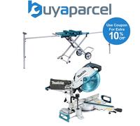 Makita LS1110F 110v 260mm 10" Slide Compound Mitre Saw + DEAWST05 Leg Stand